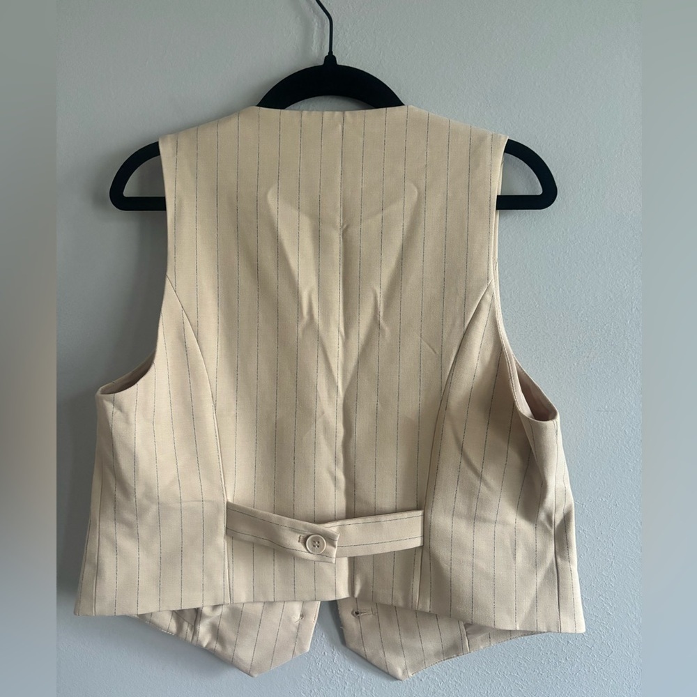 Maison d'Amélie pinstripe vest S - Picture 5 of 7